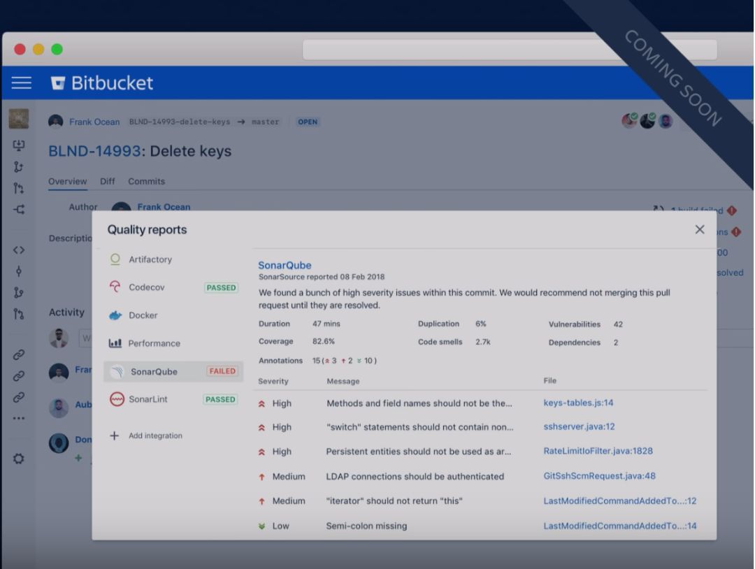在Bitbucket 里获取信息